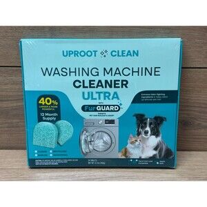 Uproot Clean Washing Machine Cleaner Ultra FurGuard 24 Tablets 12 Month - New!